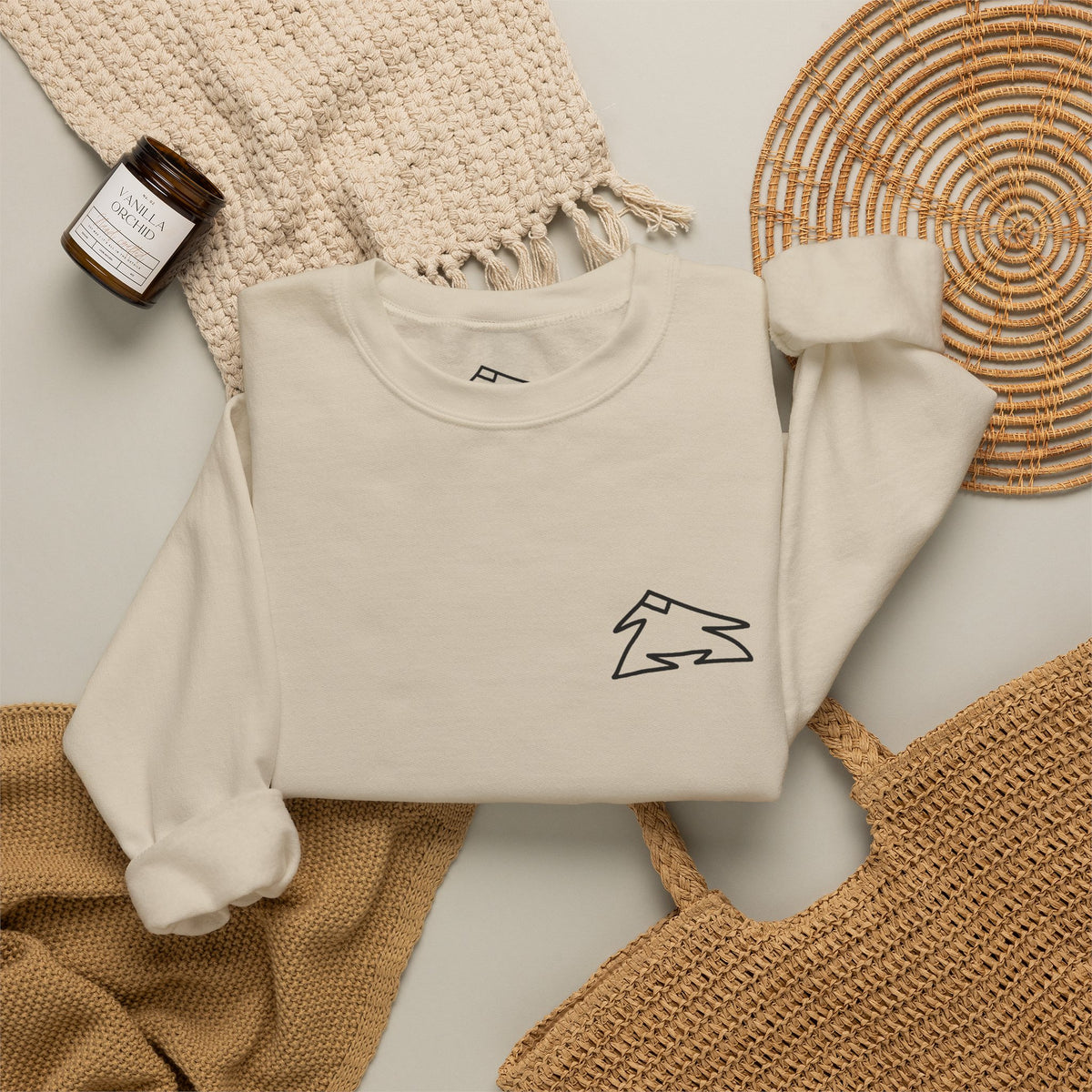 ENZSA Unisex-Sweatshirt mit Rundhalsausschnitt